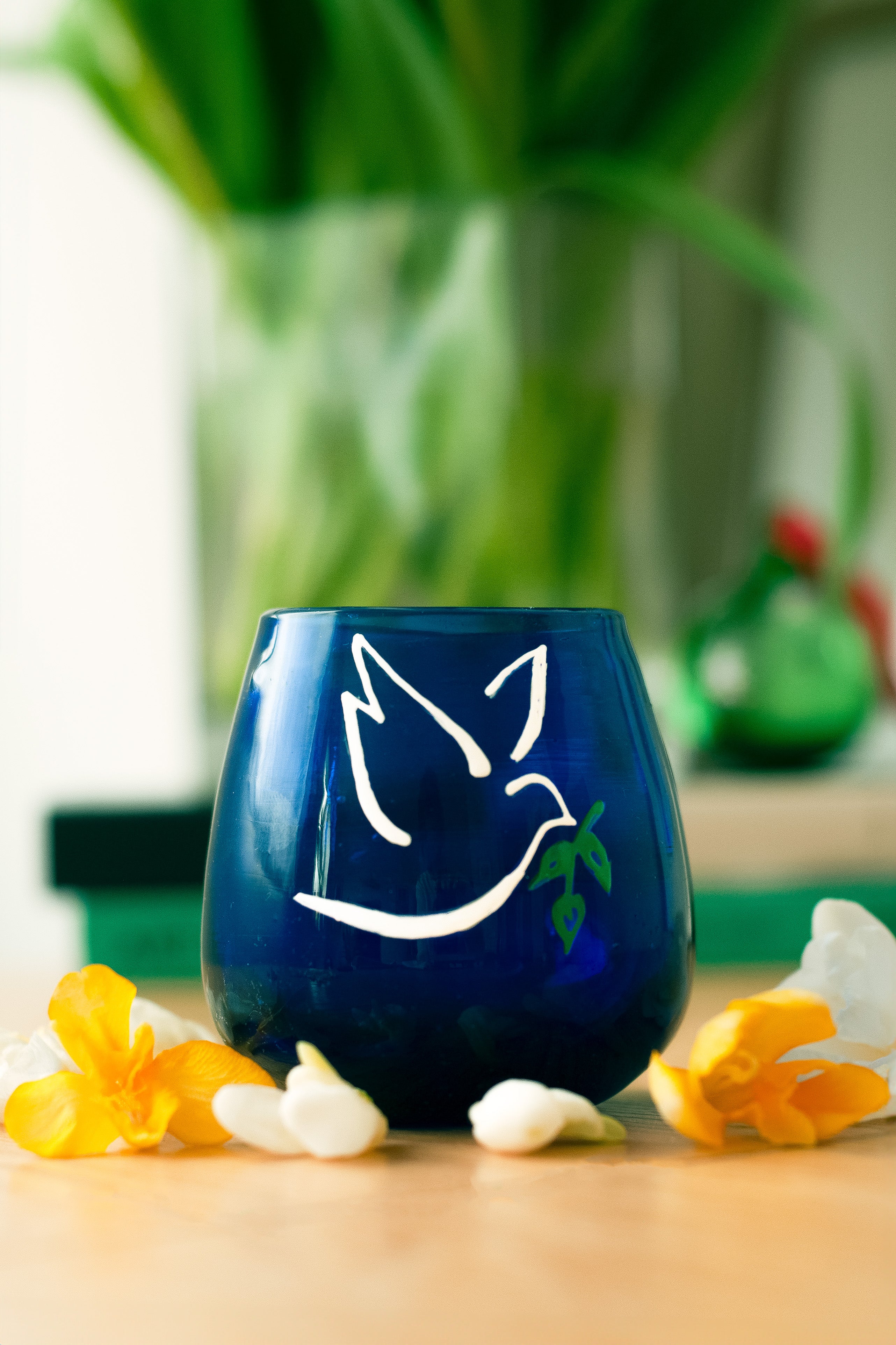 Dark Blue Peace Light