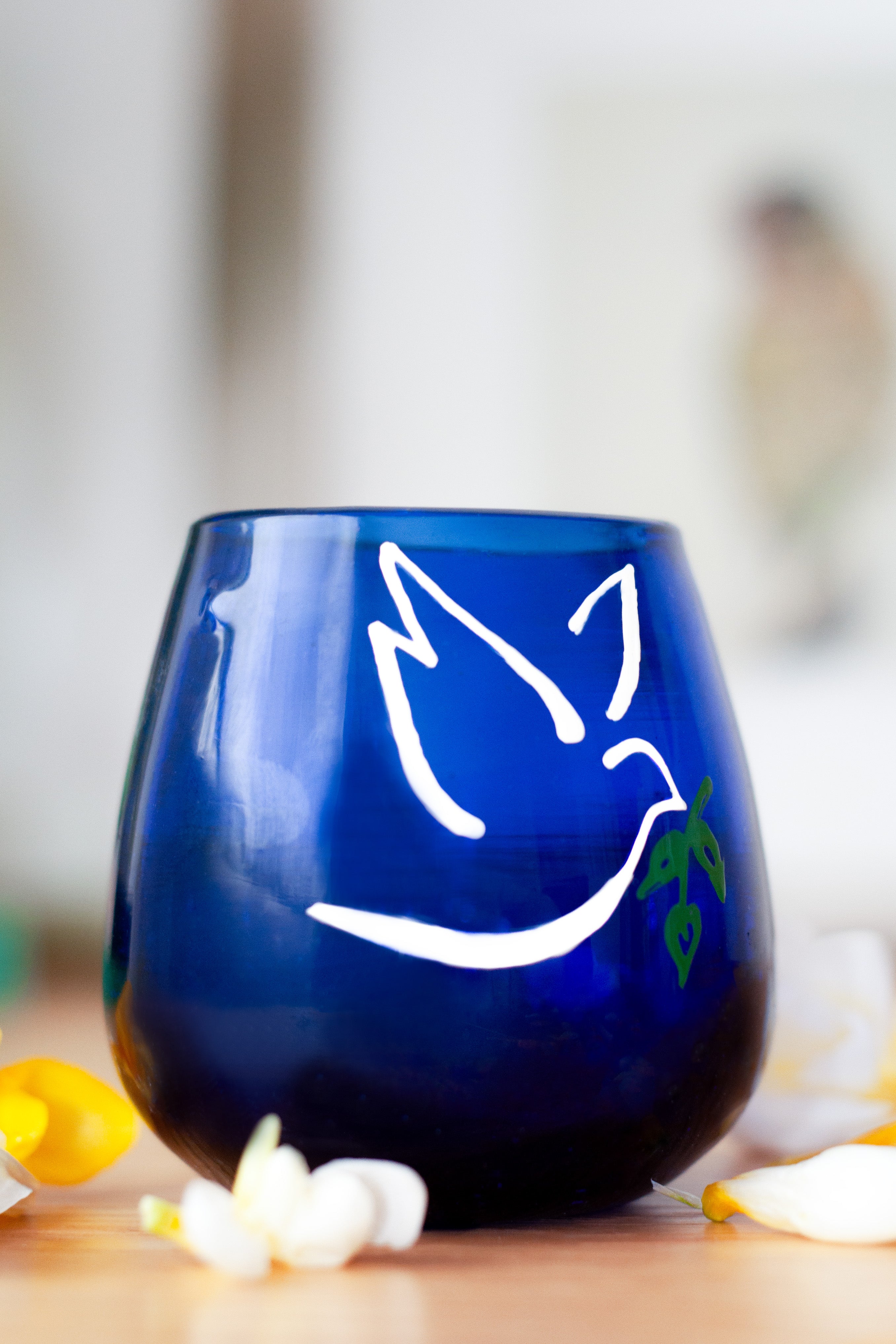 Dark Blue Peace Light