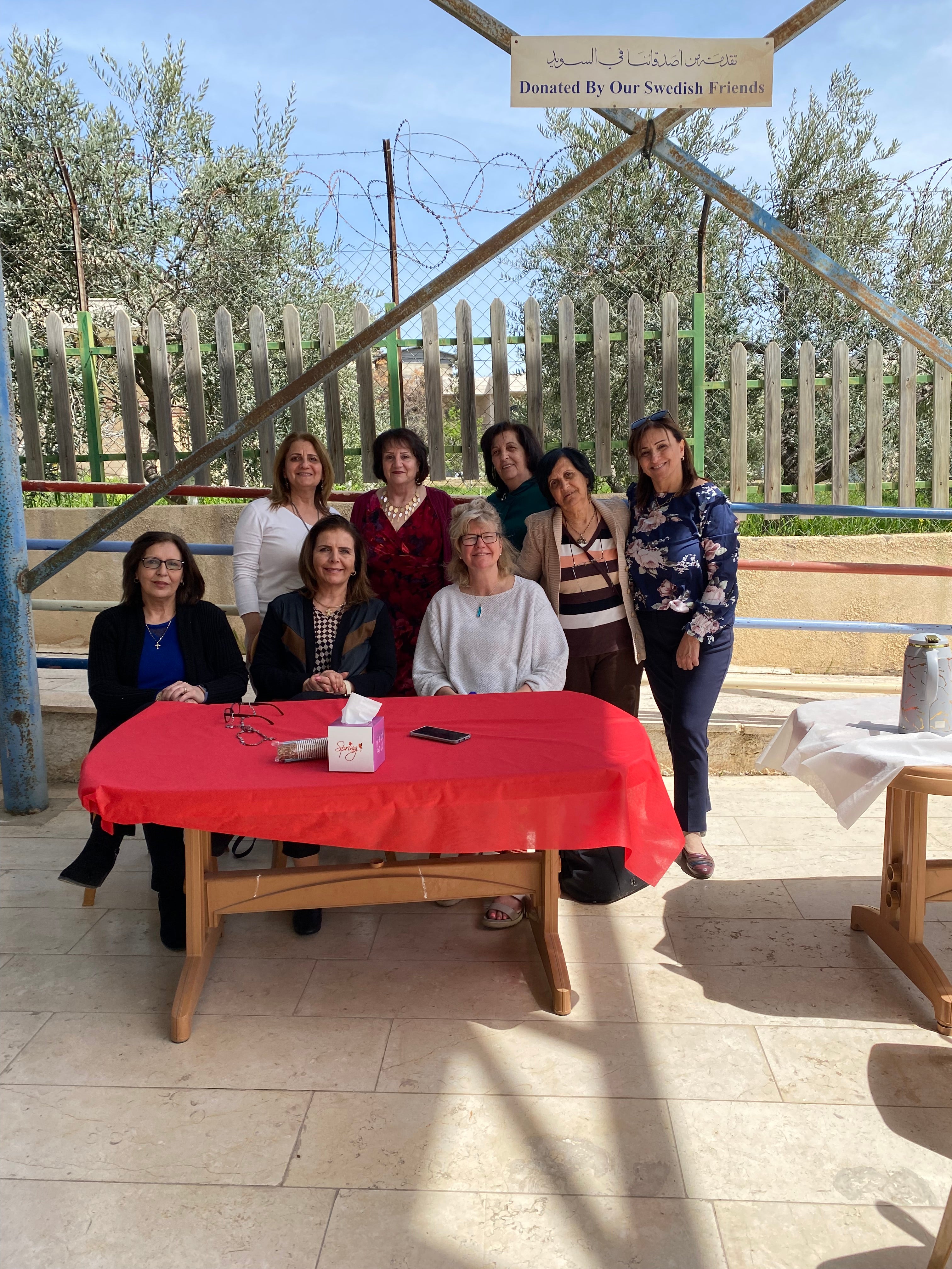 Arab Women's Union Friends involved in Bethlehem Baubles