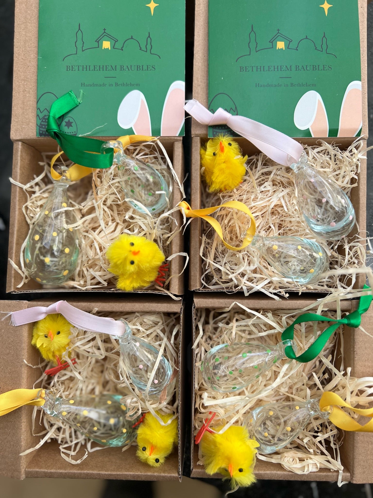 Yellow & Green Easter Duo (mini egg size)