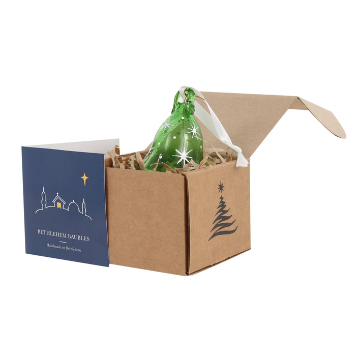 Green Bell with Silver Stars Christmas 2024 Trade Carton (x30 units)