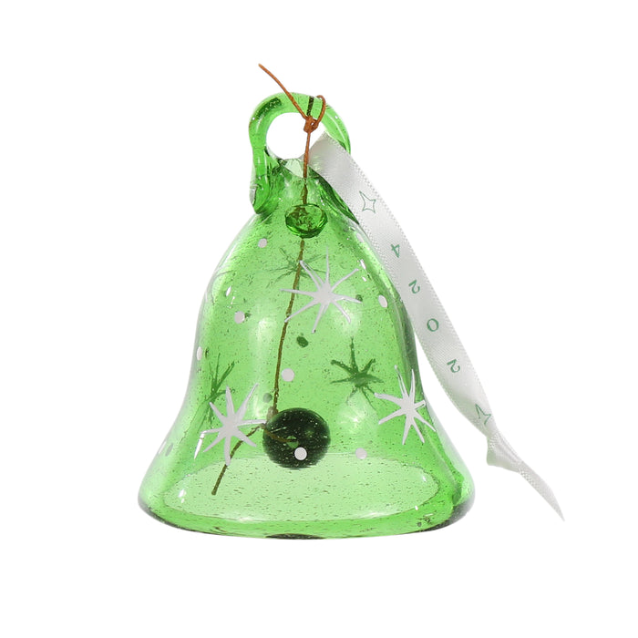 Green Bell with Silver Stars Christmas 2024 Trade Carton (x30 units)