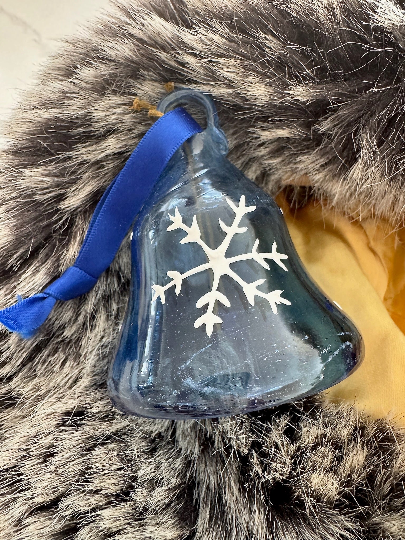 Glass bell Christmas tree decoration from Bethlehem