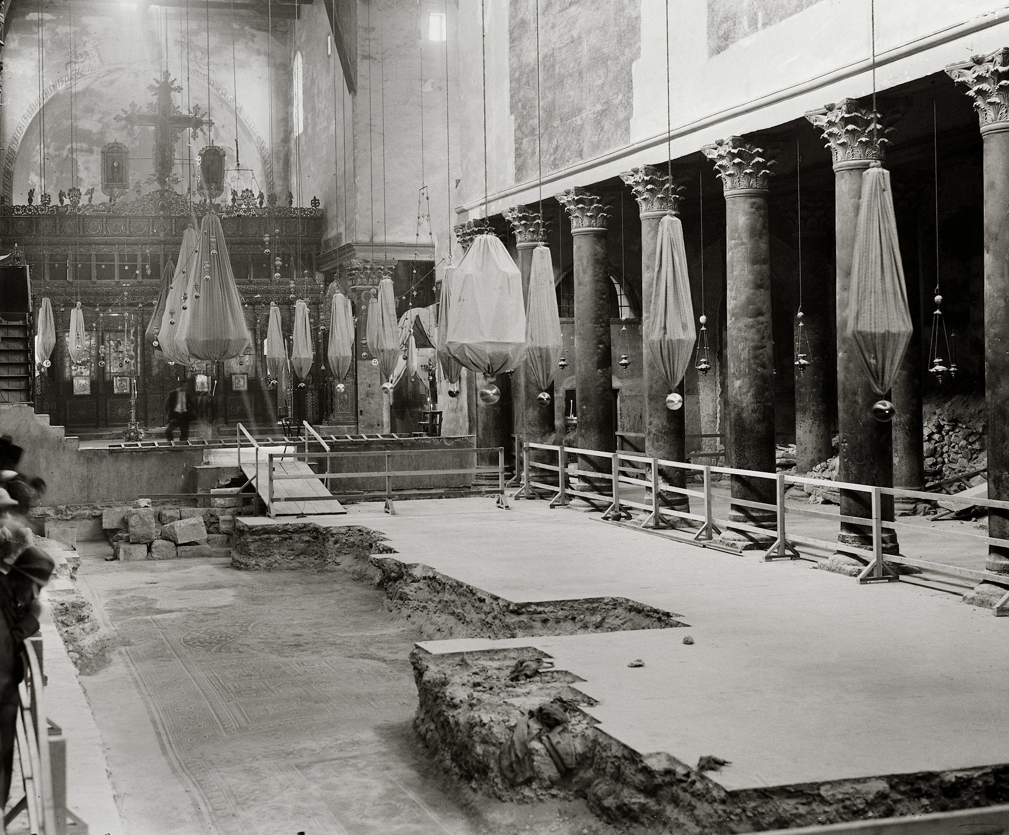 View of Old Bethlehem church of the nativity