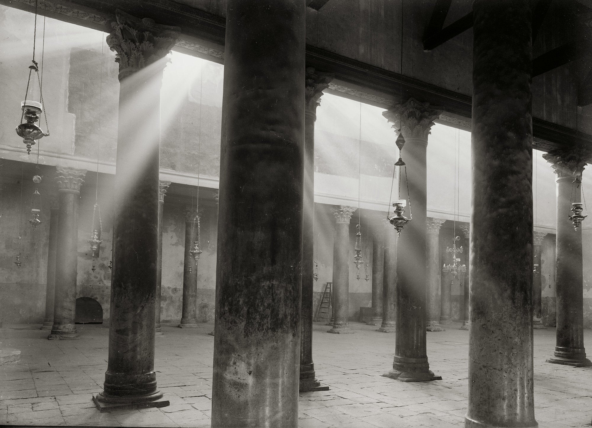 View of Old Bethlehem church of the nativity