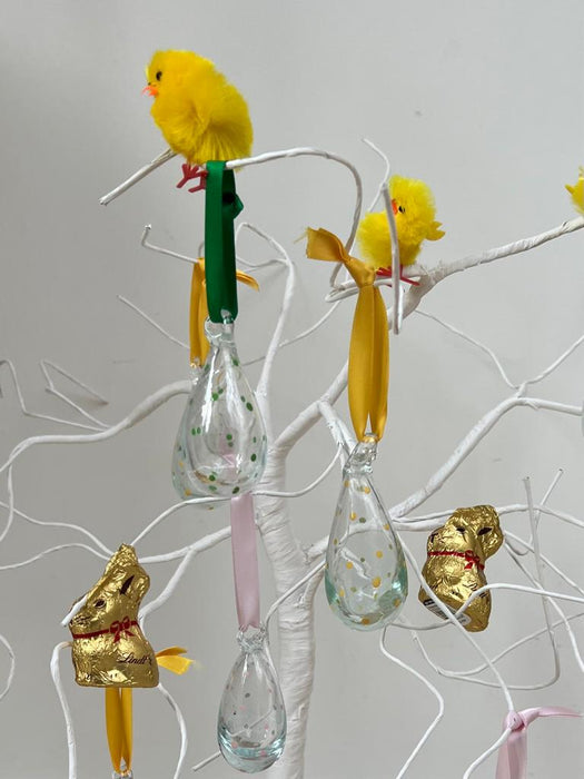  Baubles Yellow and Green Easter Duo Decoration