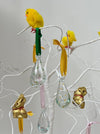  Baubles Yellow and Pink Easter Duo Decoration