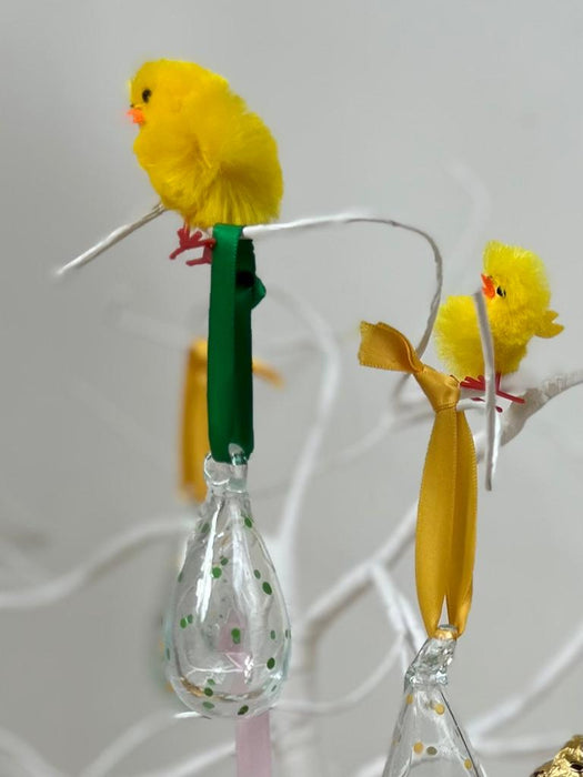  Baubles Yellow and Green Easter Duo Decoration 